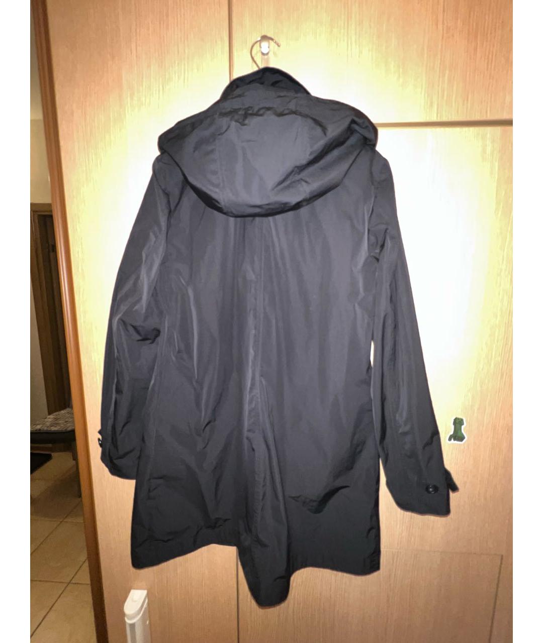 WOOLRICH Черный полиэстеровый тренч/плащ, фото 2