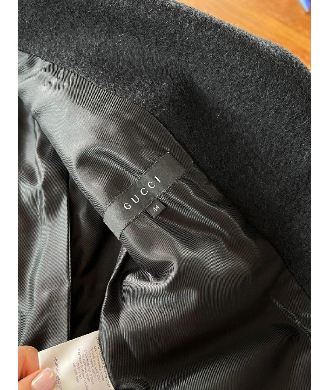 GUCCI Серое пальто, фото 4