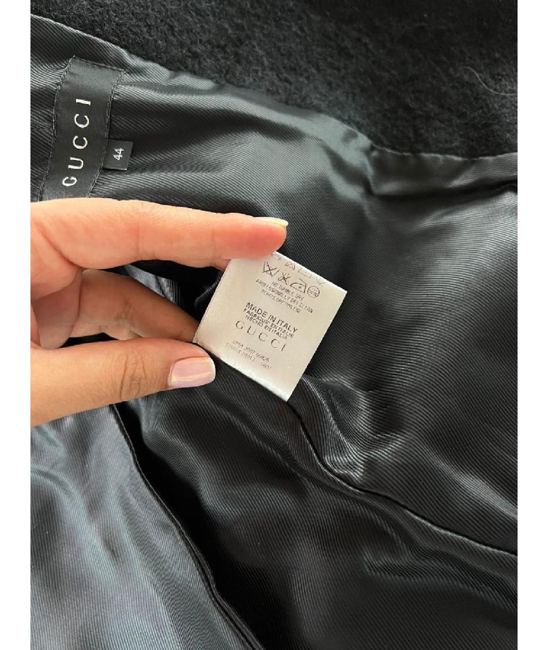 GUCCI Серое пальто, фото 5