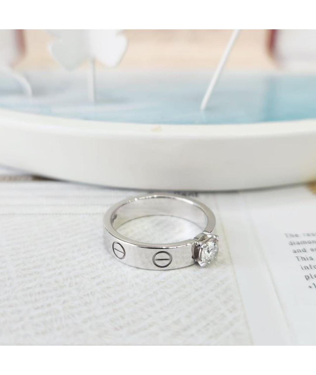 CARTIER Серебряное кольцо из белого золота, фото 3