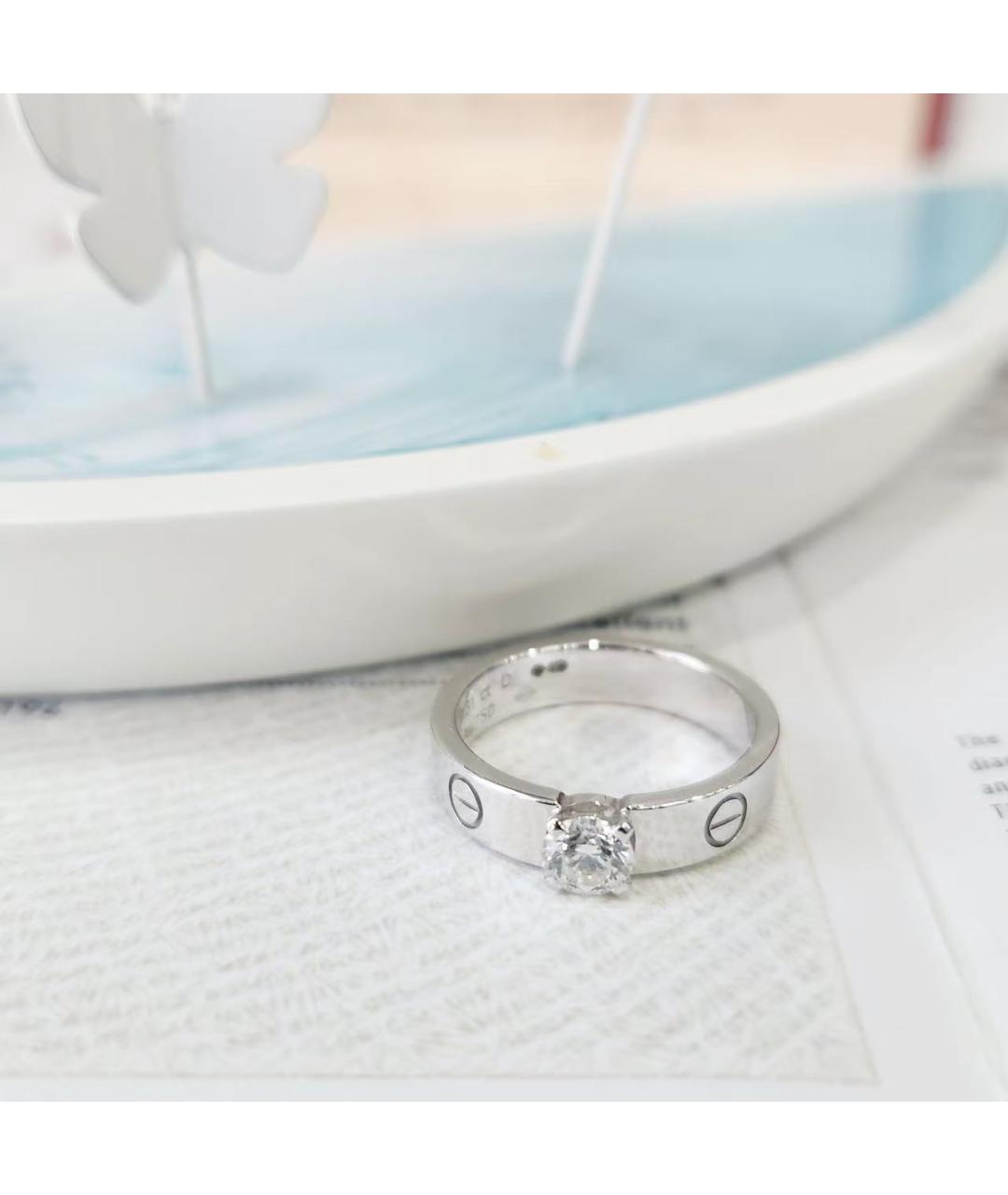 CARTIER Серебряное кольцо из белого золота, фото 4