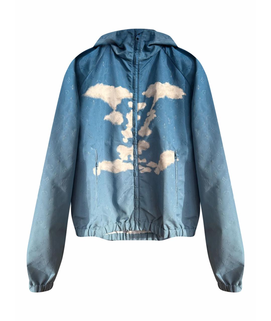 LOUIS VUITTON Голубая полиэстеровая куртка, фото 1