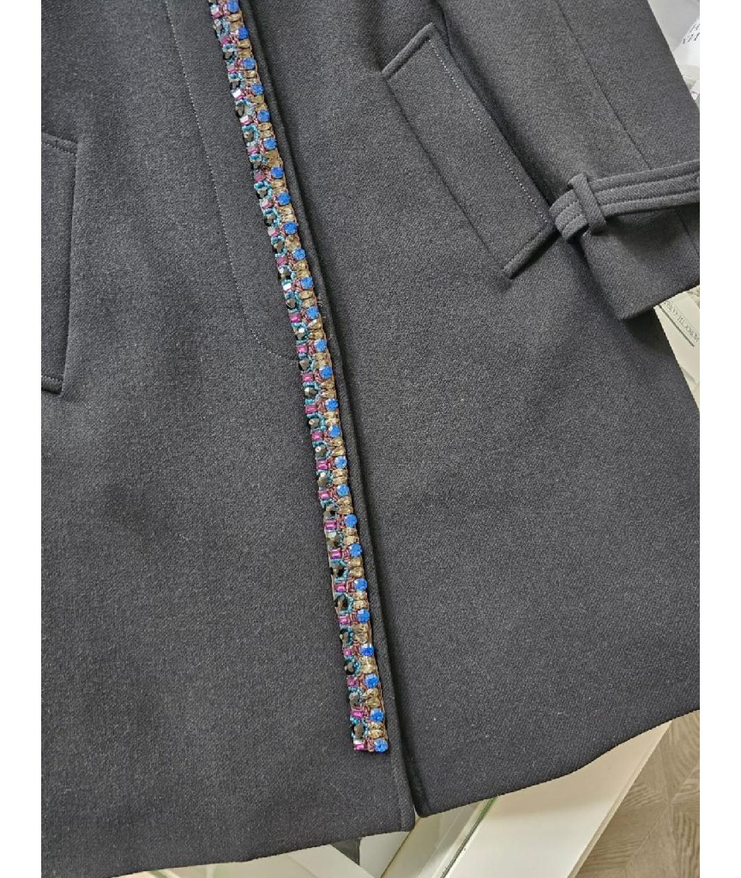 PRADA Черное пальто, фото 4