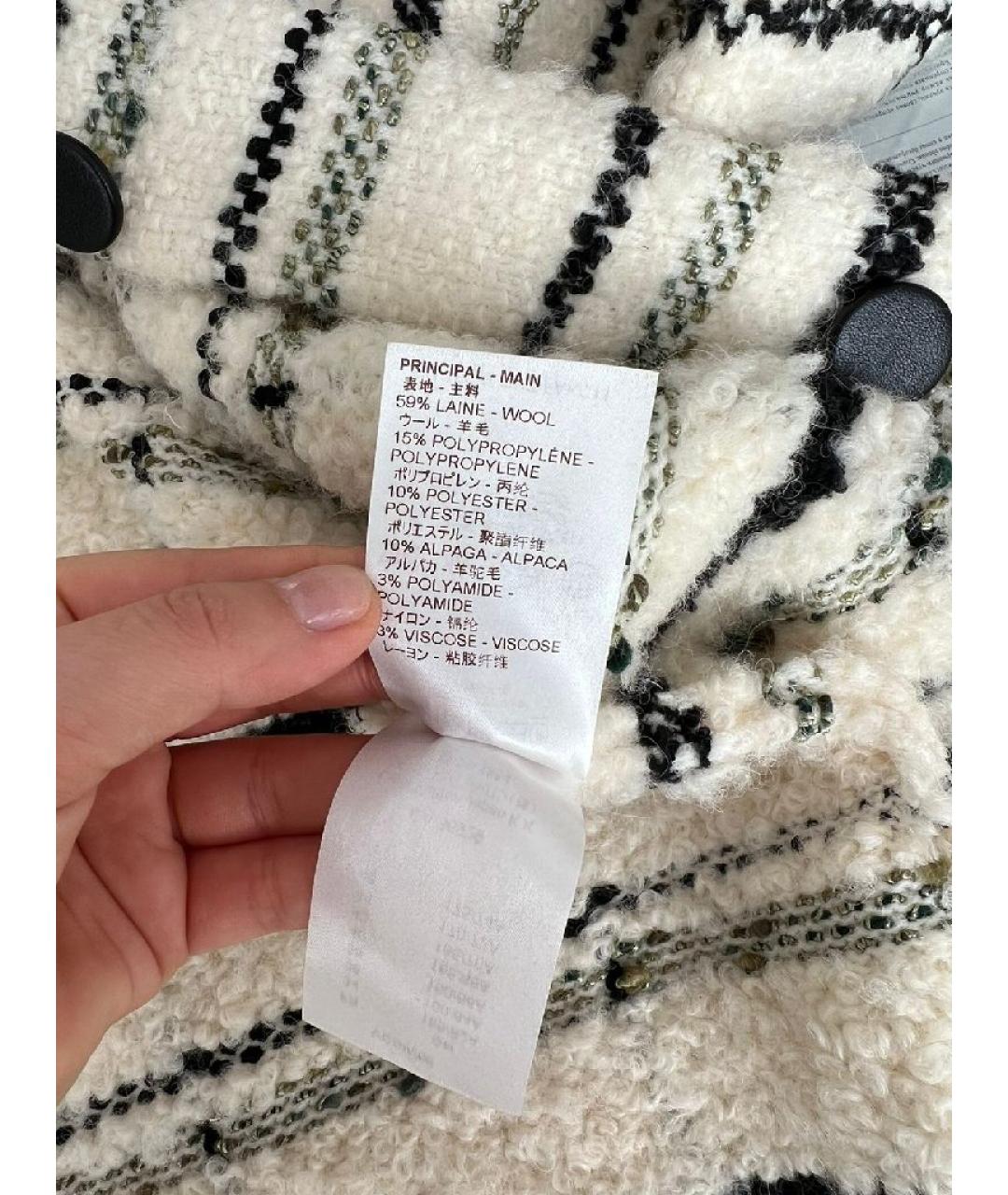 LOUIS VUITTON Белое пальто, фото 4