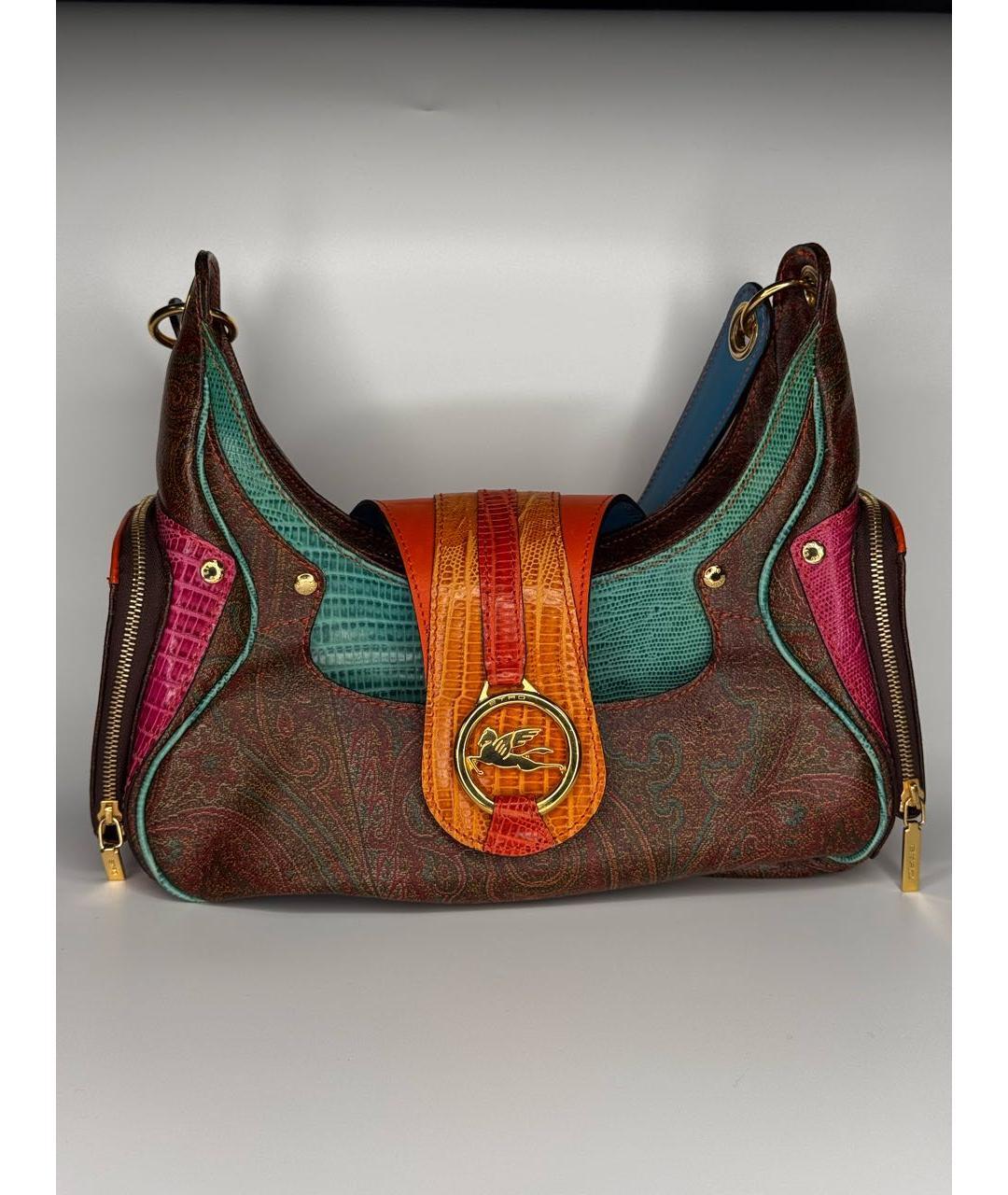 ETRO Мульти кожаная сумка через плечо, фото 8