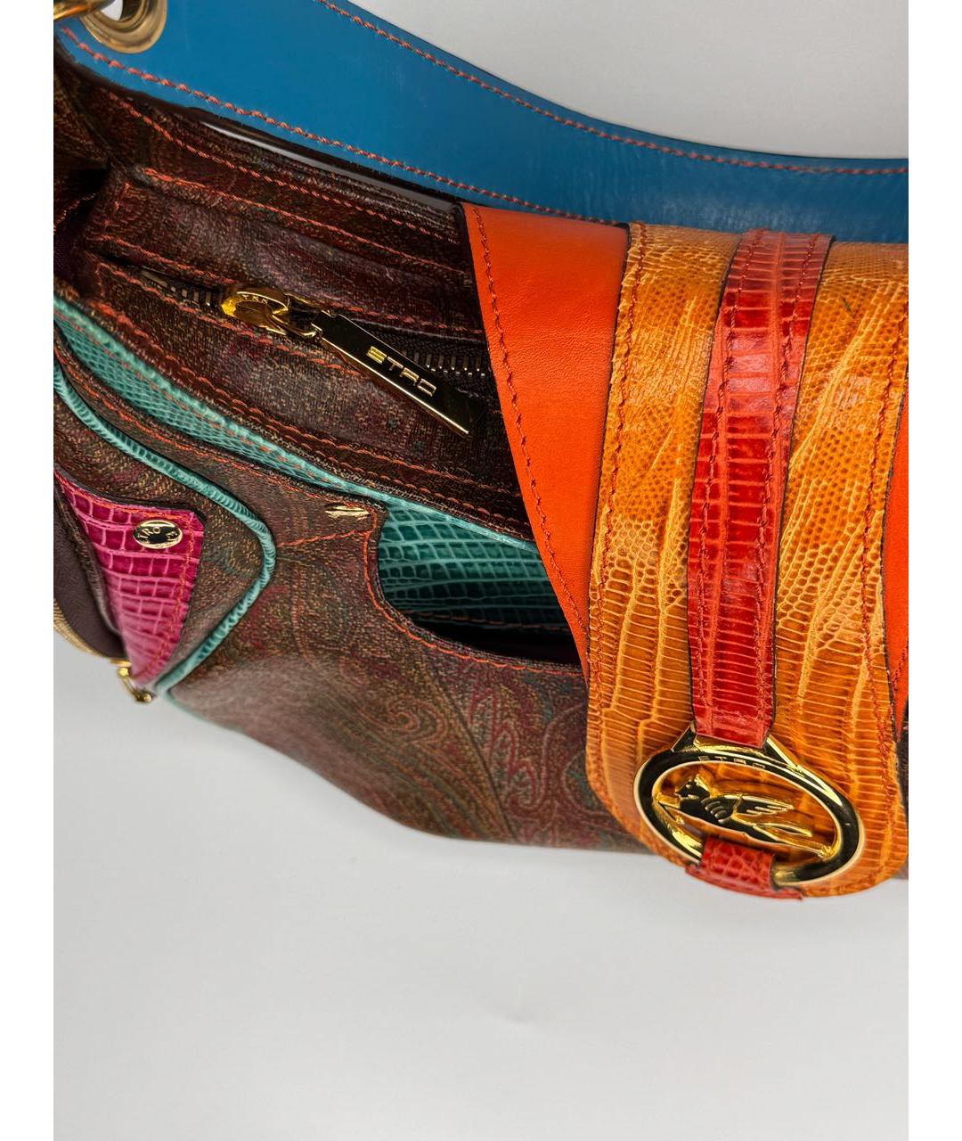 ETRO Мульти кожаная сумка через плечо, фото 7