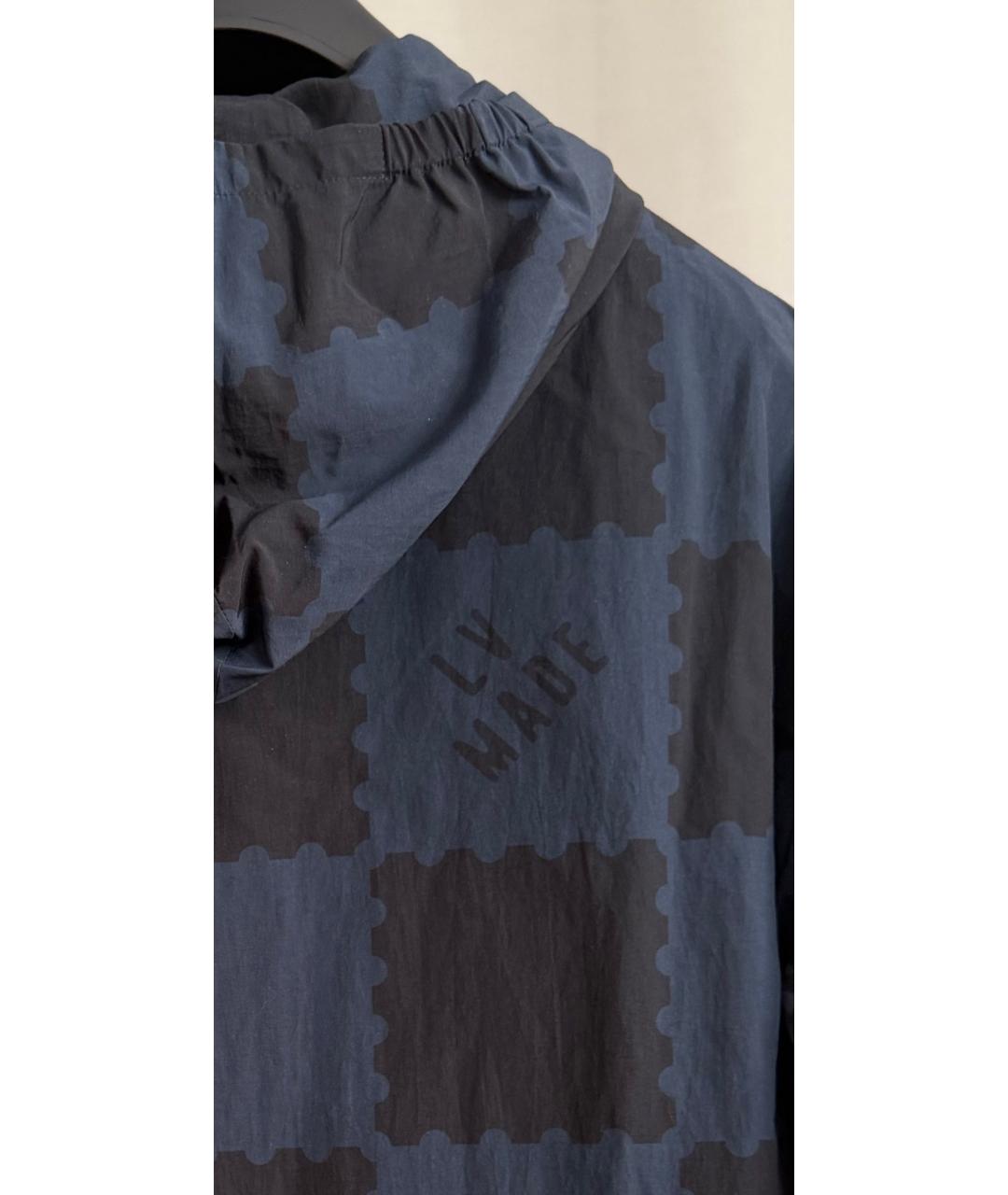LOUIS VUITTON Темно-синяя полиамидовая куртка, фото 3