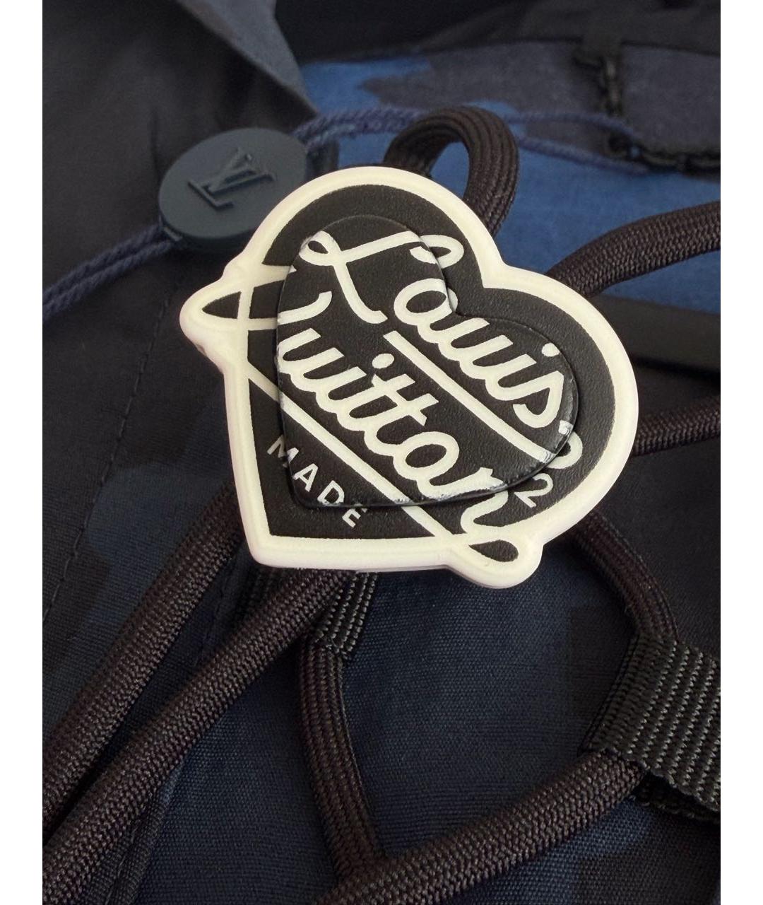 LOUIS VUITTON Темно-синяя полиамидовая куртка, фото 7
