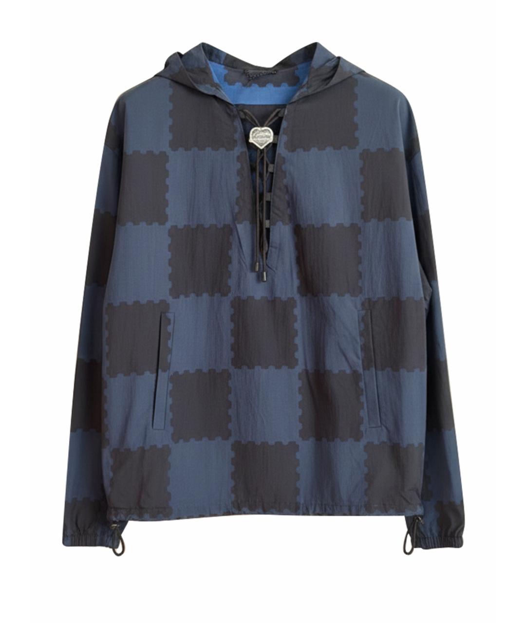 LOUIS VUITTON Темно-синяя полиамидовая куртка, фото 1