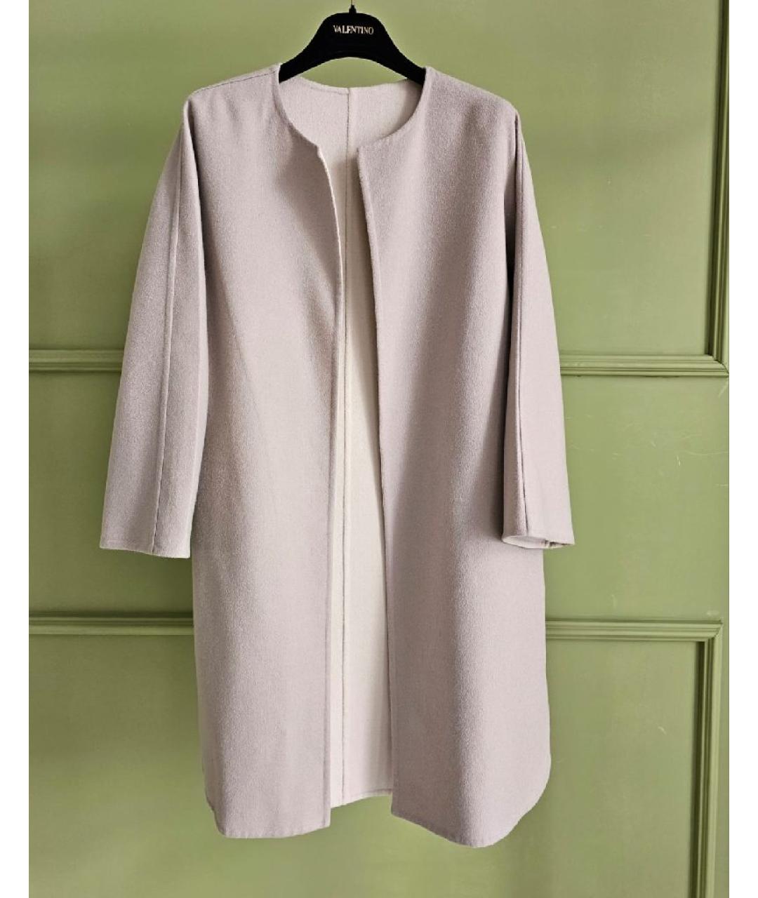 MANZONI 24 Бежевая шерстяная парка, фото 8