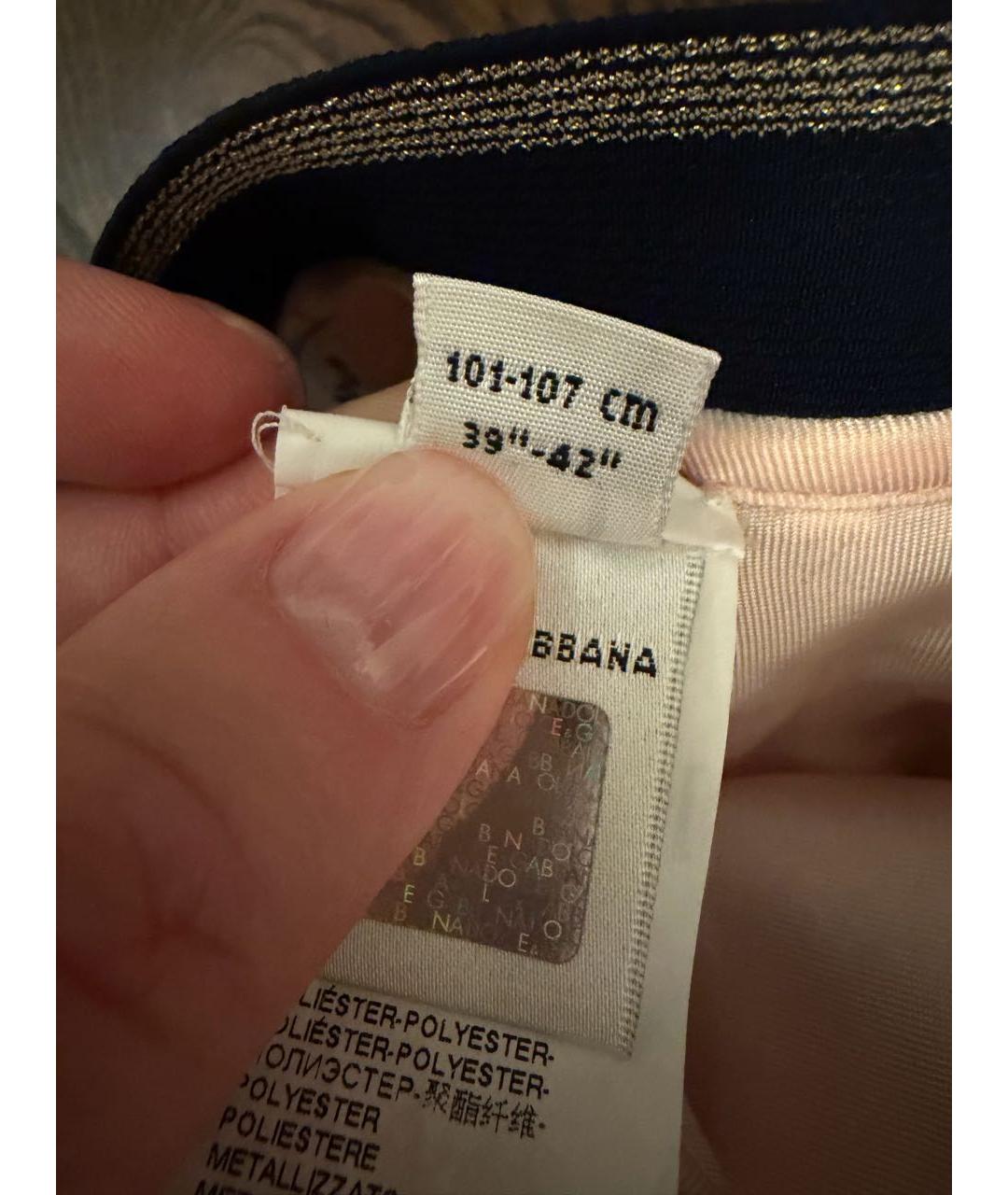 DOLCE&GABBANA Мульти хлопковая юбка, фото 2