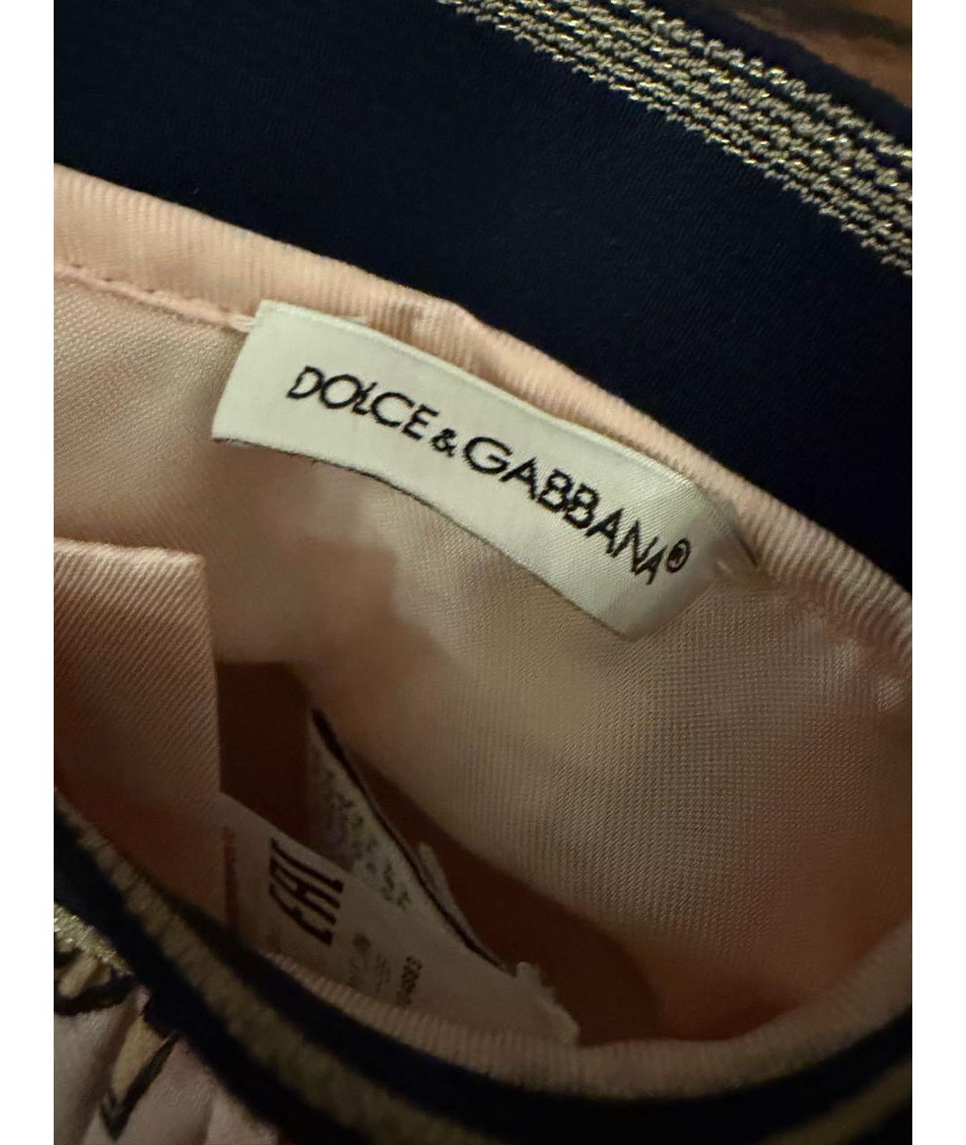 DOLCE&GABBANA Мульти хлопковая юбка, фото 4