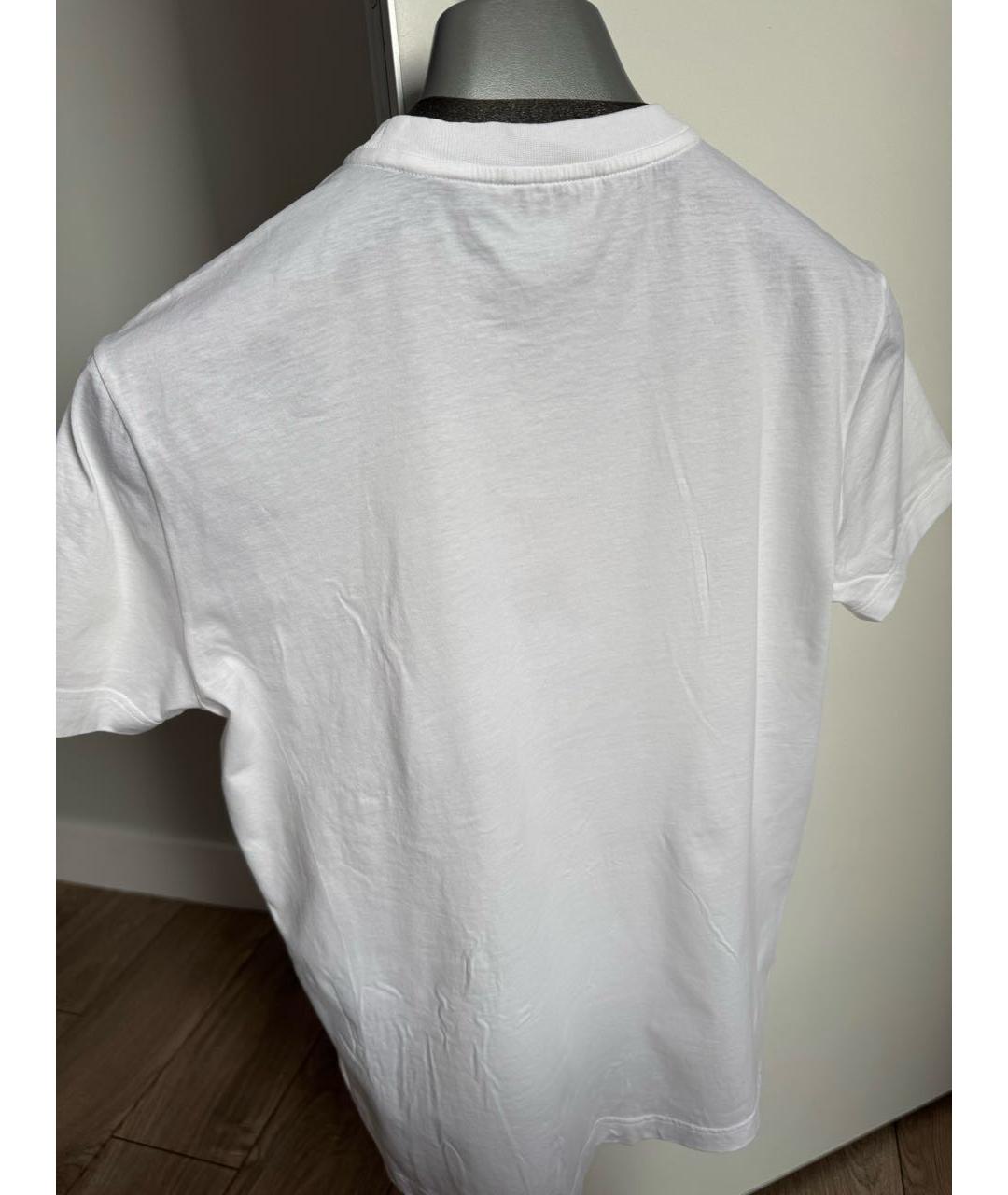 PRADA Белая хлопковая футболка, фото 2