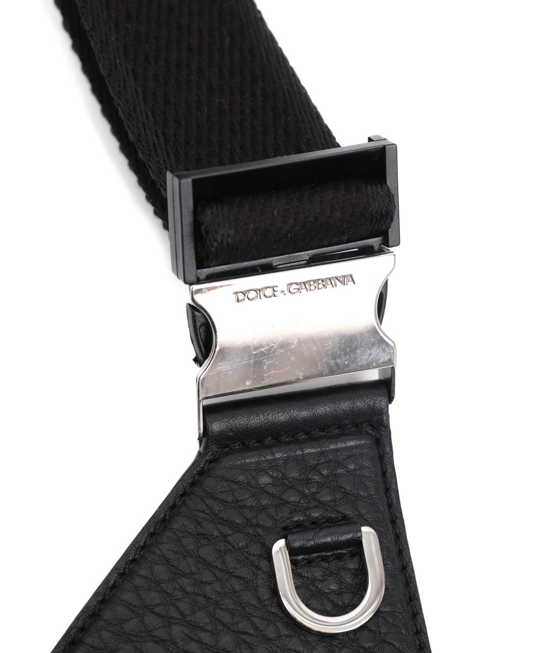 PHILIPP PLEIN Черная кожаная сумка на плечо, фото 2