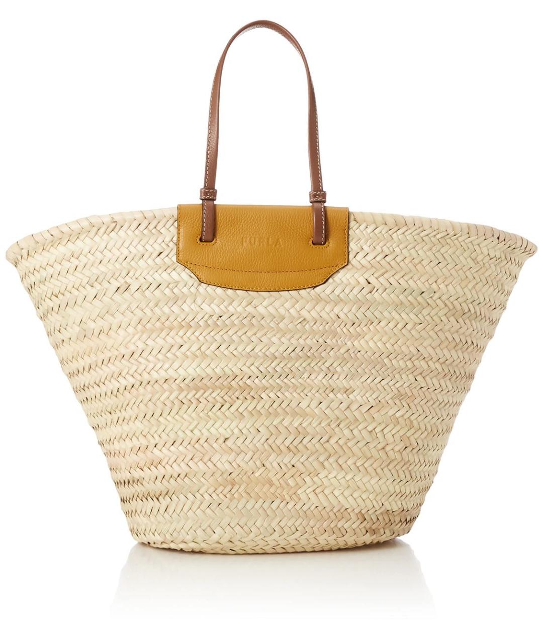 FURLA Бежевая сумка с короткими ручками, фото 9