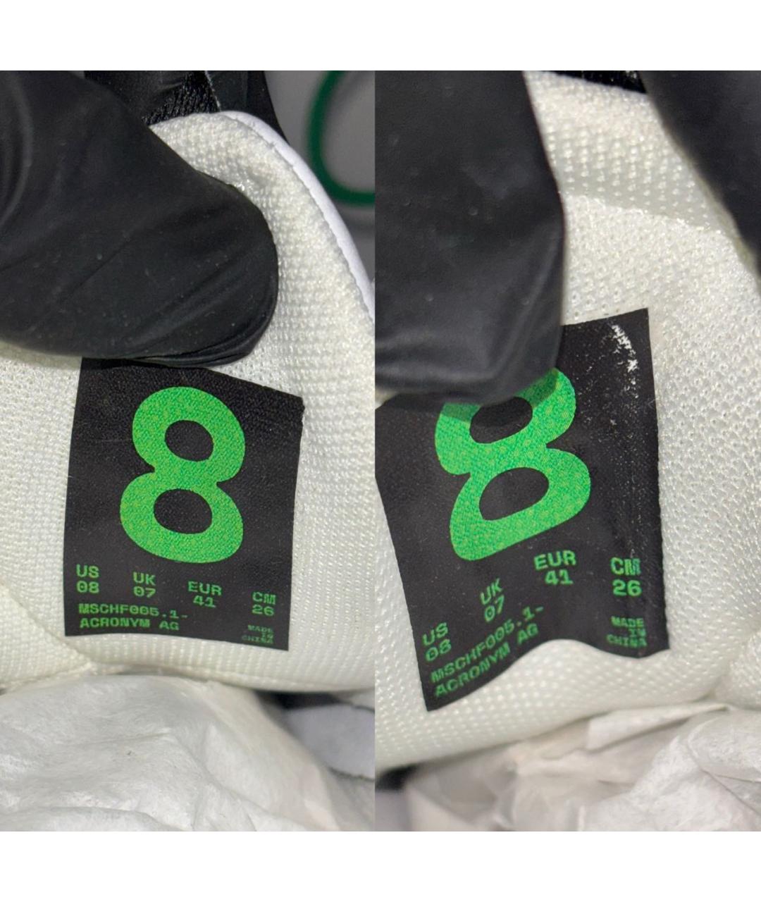 ACRONYM® Мульти кожаные низкие кроссовки / кеды, фото 6