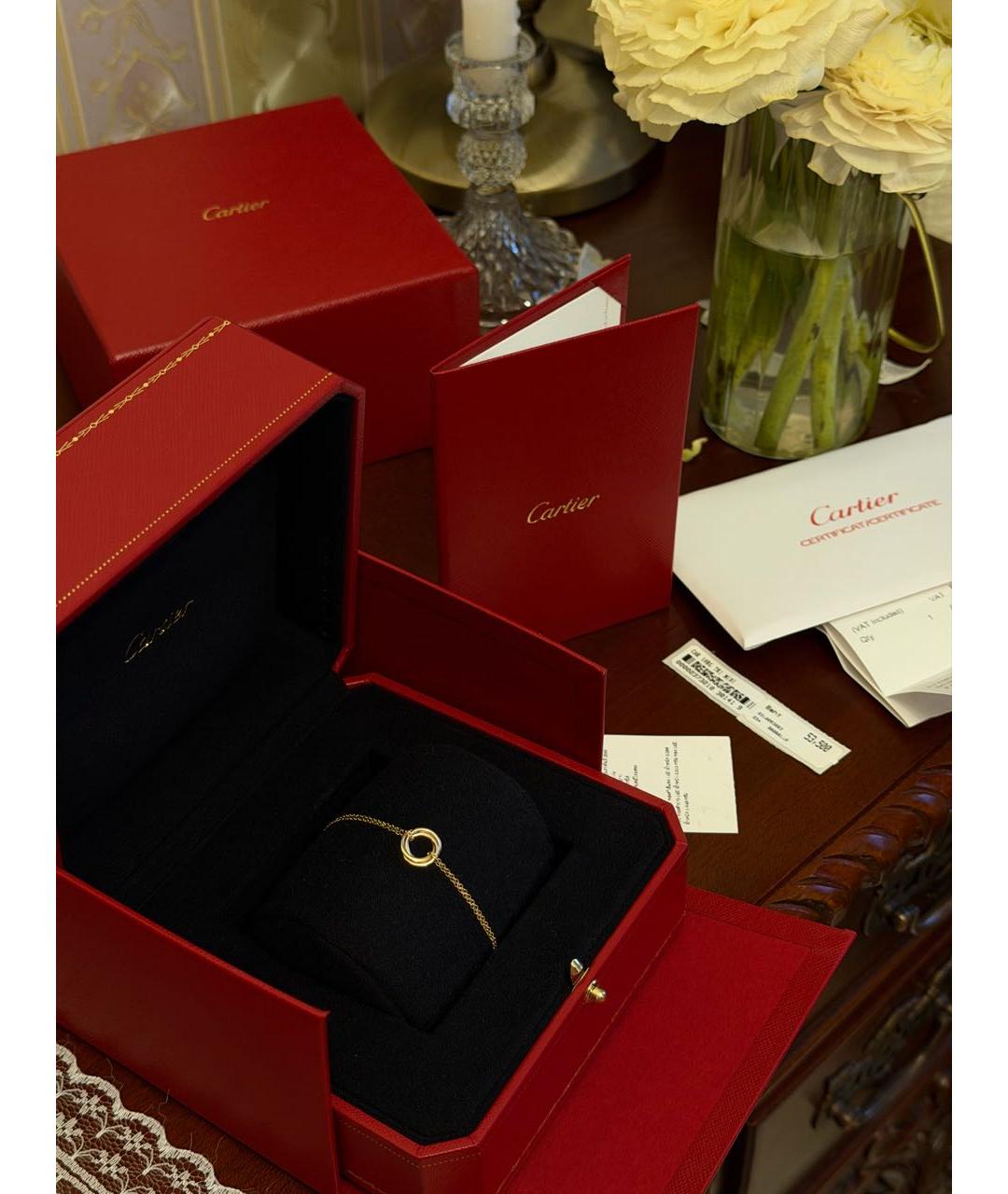 CARTIER Желтый браслет из желтого золота, фото 6