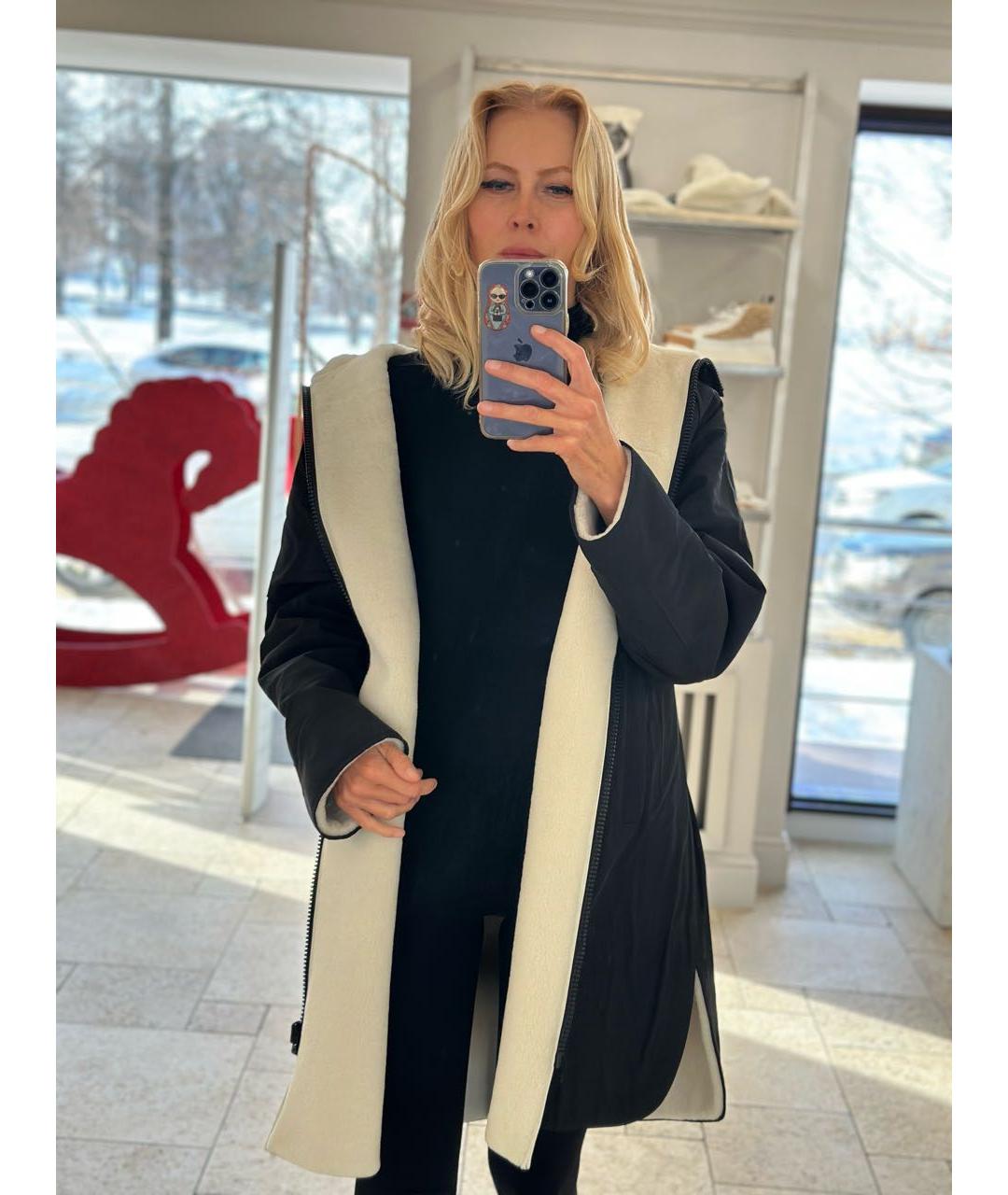 ARMY YVES SALOMON Белая меховая парка, фото 8