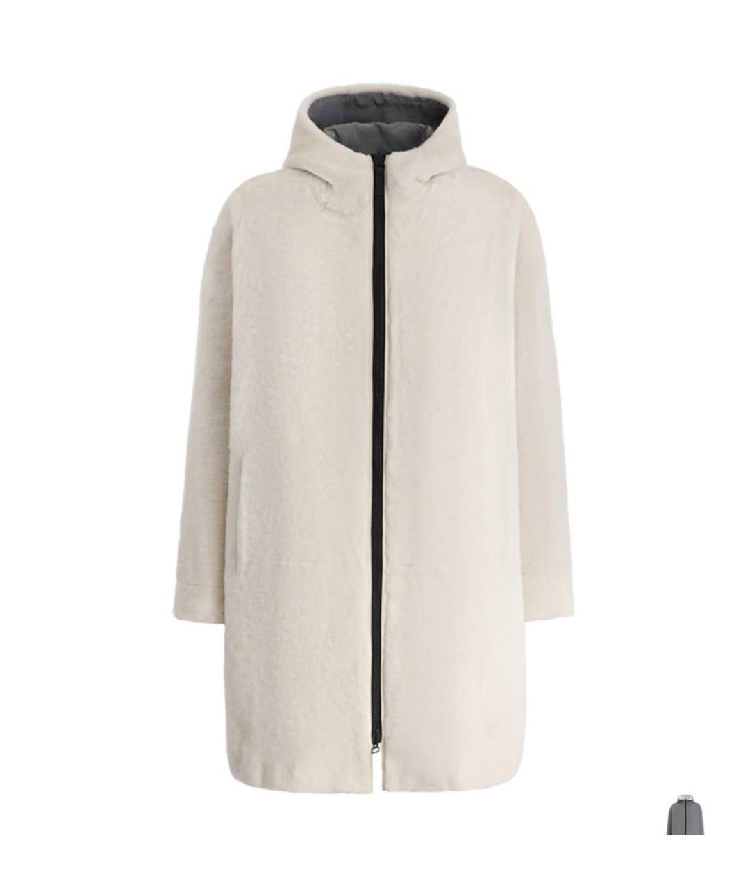 ARMY YVES SALOMON Белая меховая парка, фото 9