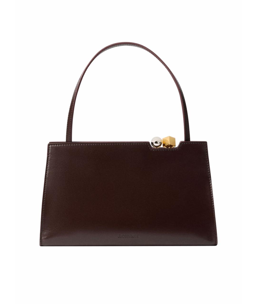 JACQUEMUS Кожаная сумка с короткими ручками, фото 1