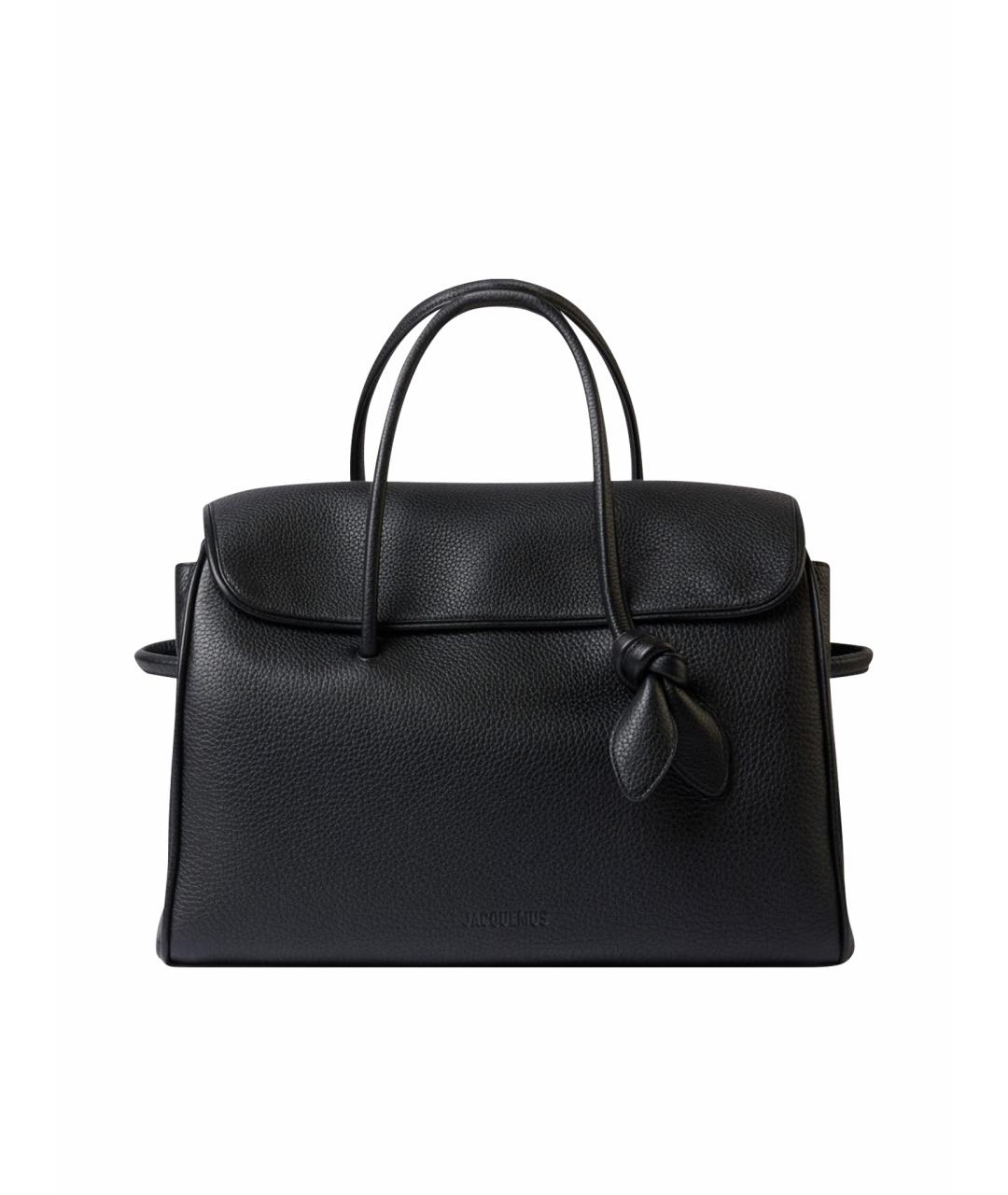 JACQUEMUS Кожаная сумка с короткими ручками, фото 4