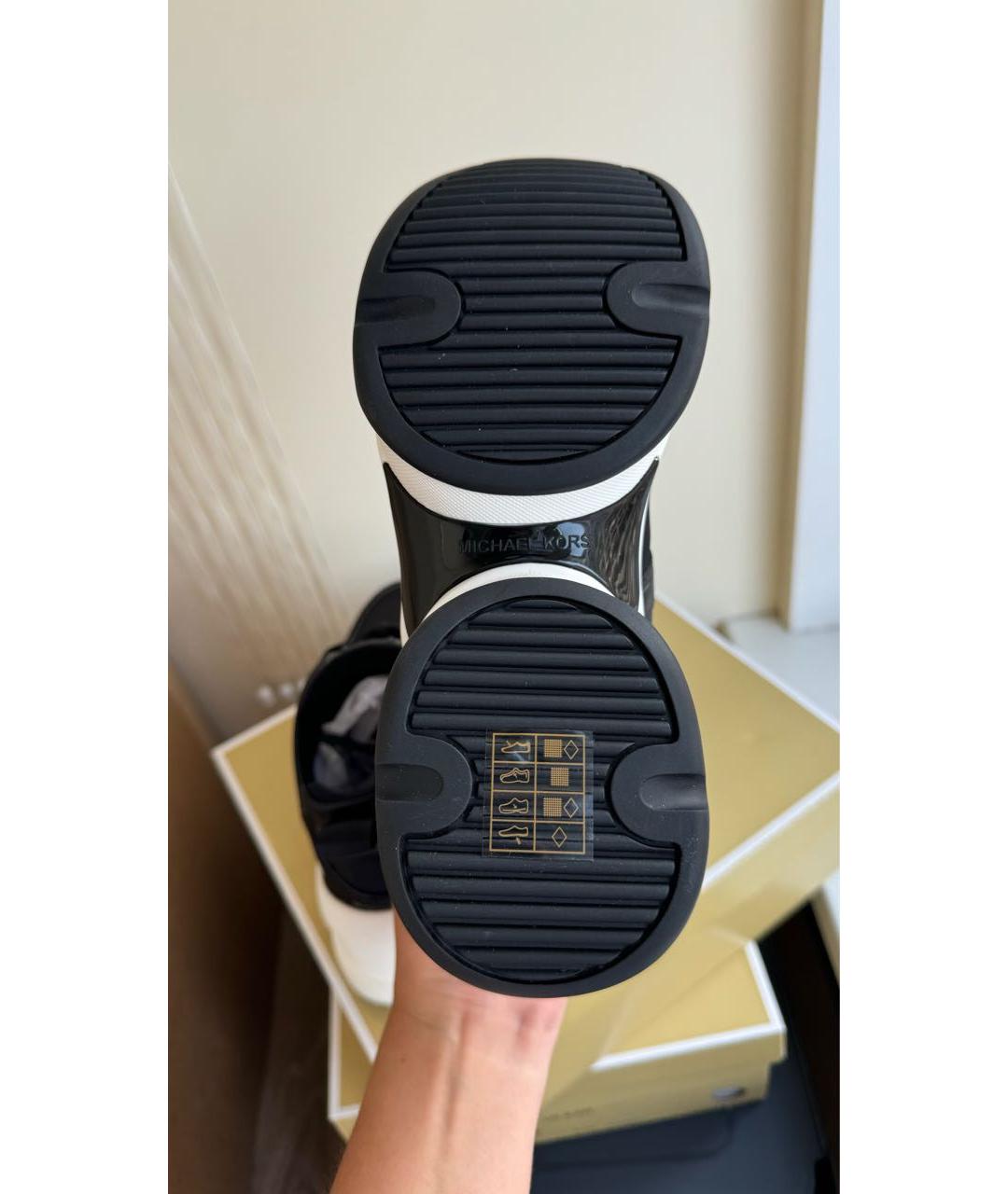 MICHAEL KORS Черные текстильные кроссовки, фото 6