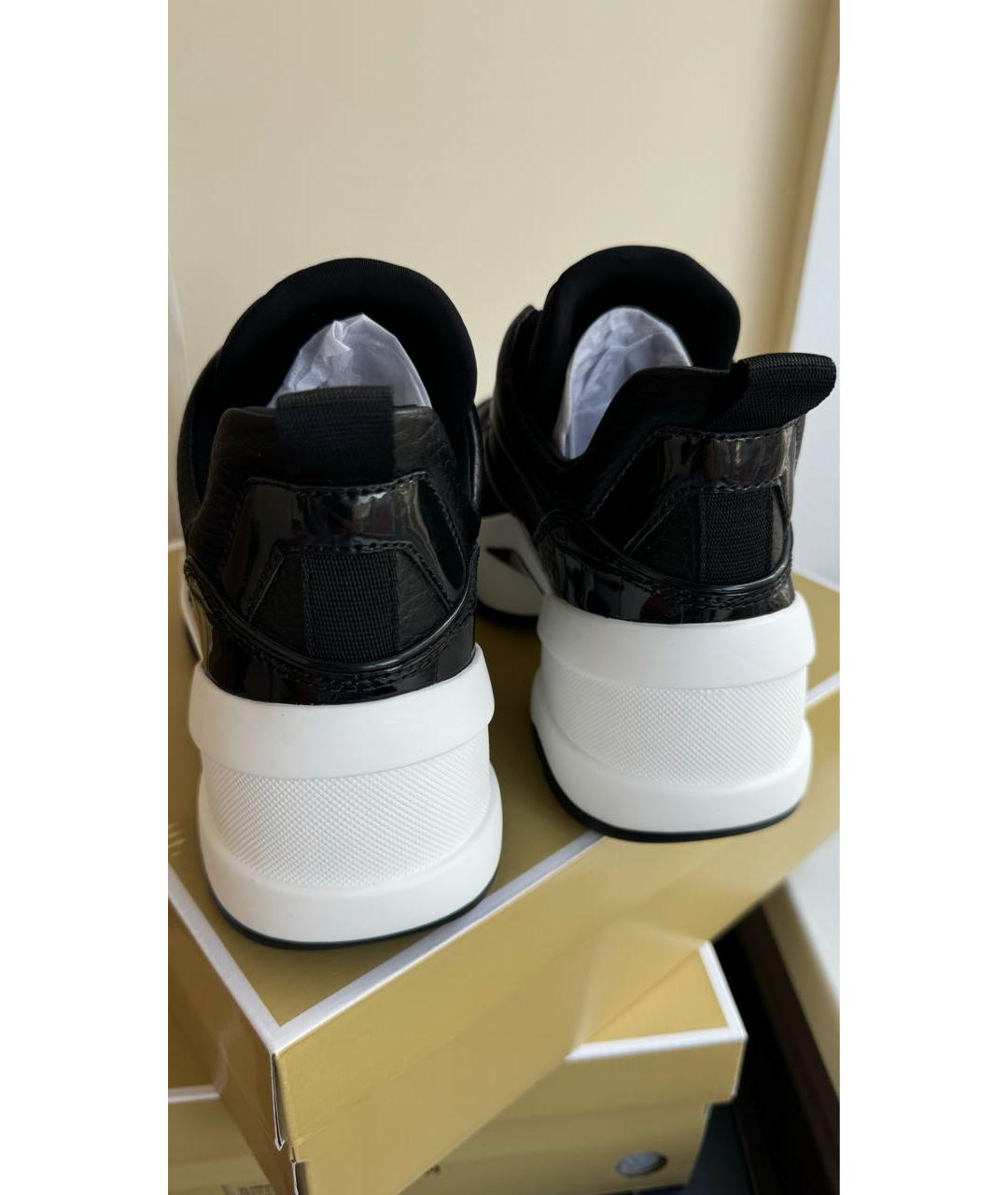 MICHAEL KORS Черные текстильные кроссовки, фото 5