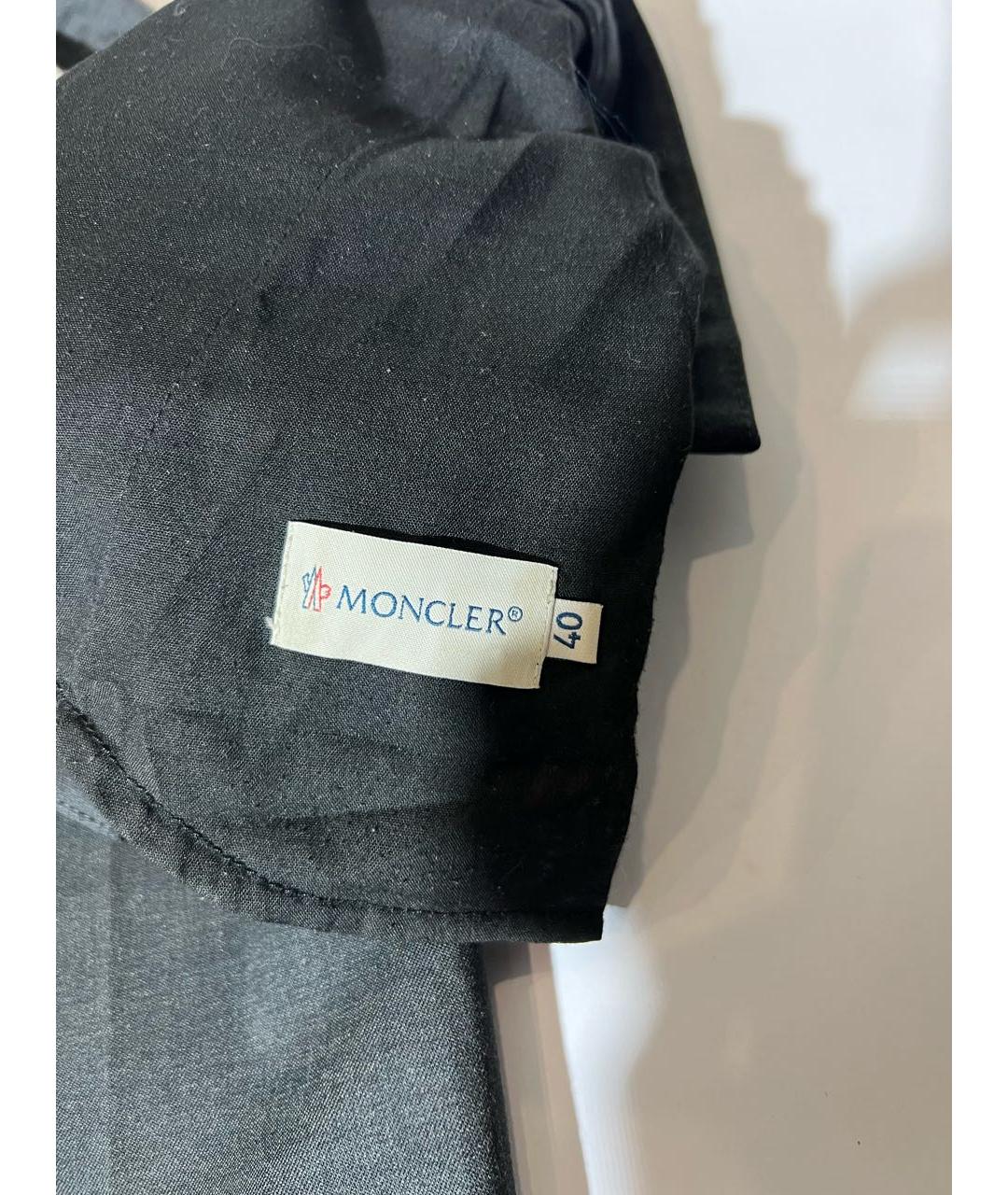 MONCLER Серые шерстяные прямые брюки, фото 4