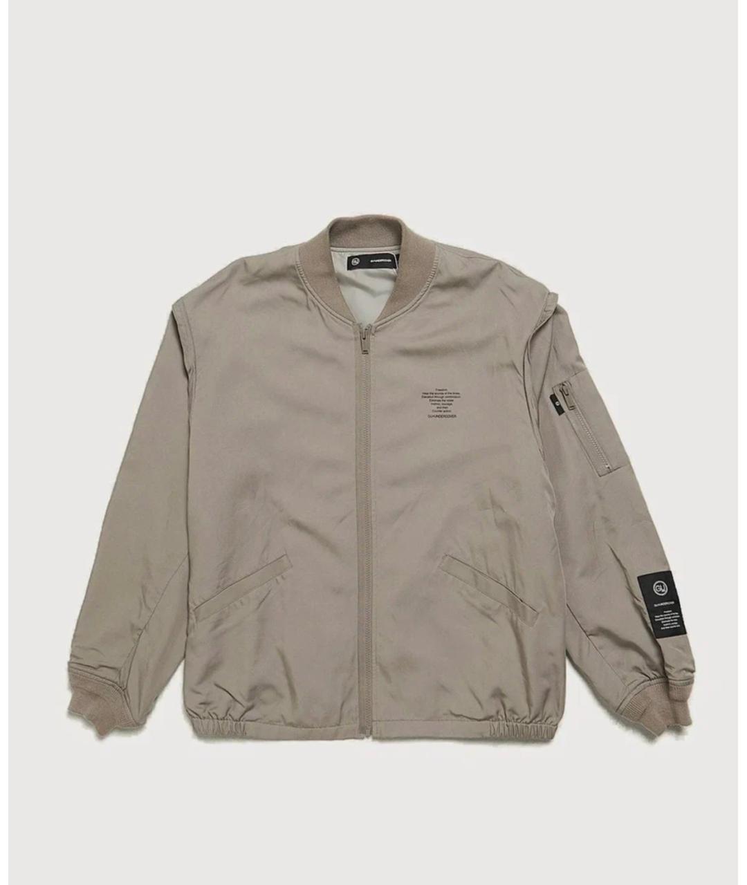 UNDERCOVER Серая полиэстеровая куртка, фото 2