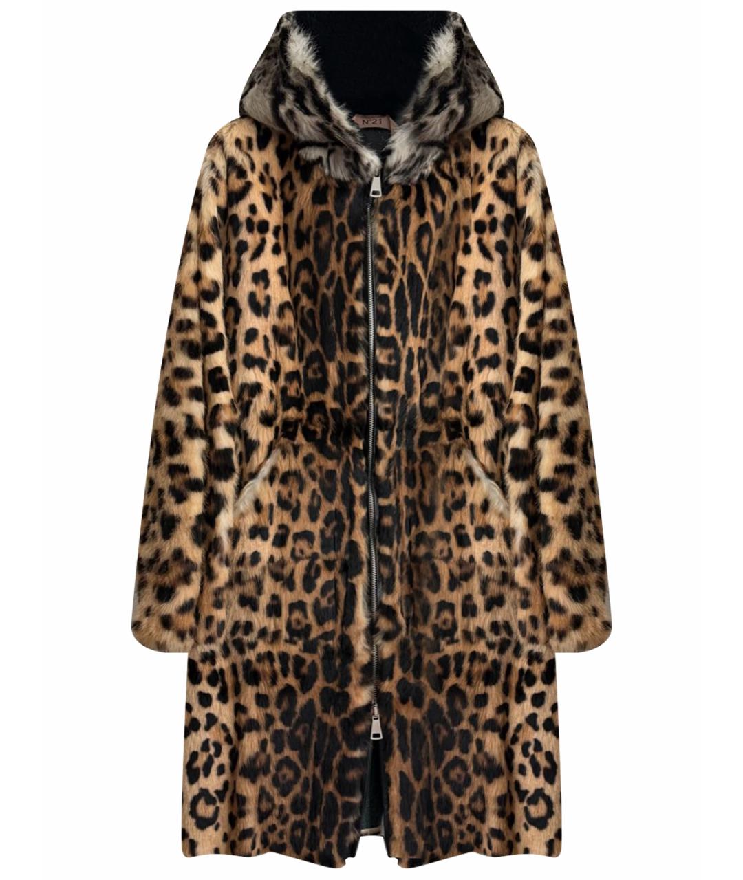 NO. 21 Мульти меховая шуба, фото 1