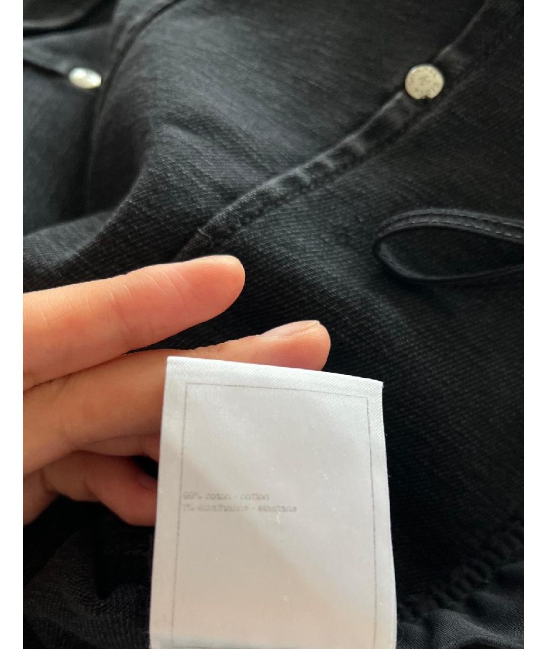 CHANEL Черные джинсы слим, фото 5