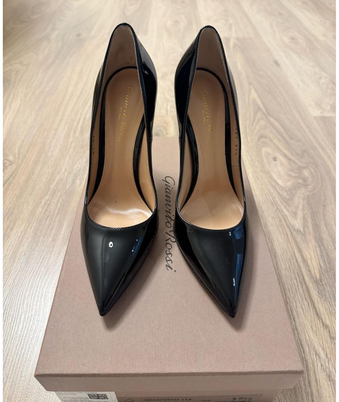 GIANVITO ROSSI Черные туфли из лакированной кожи, фото 2