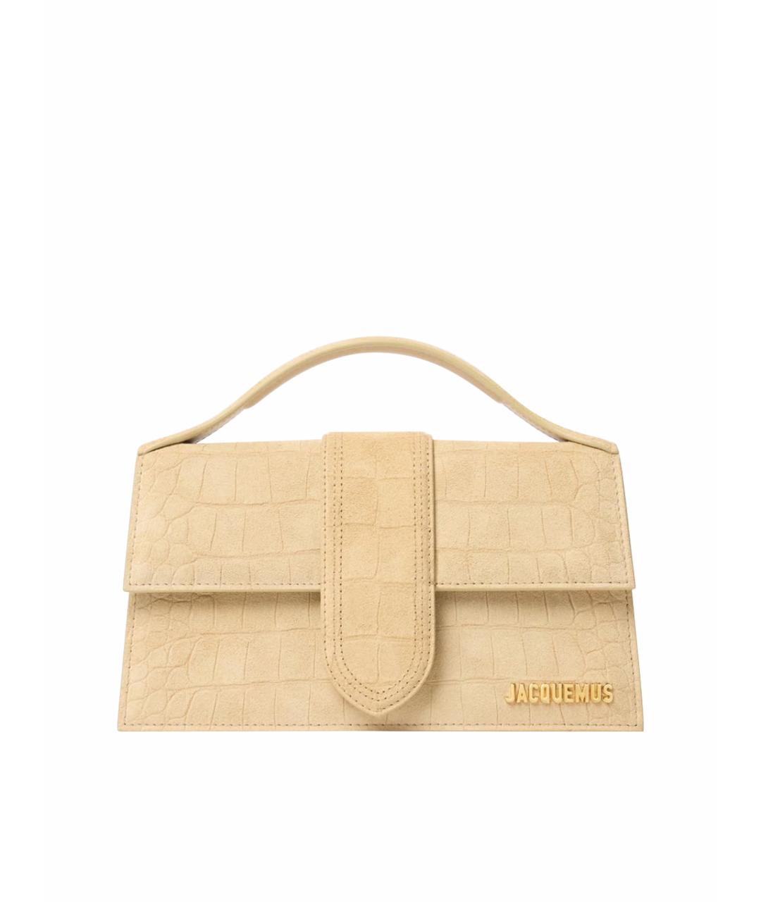 JACQUEMUS Бежевая сумка через плечо, фото 1