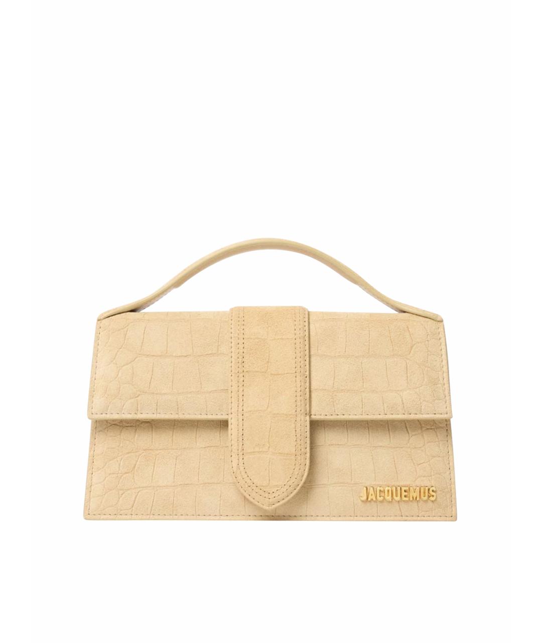 JACQUEMUS Бежевая сумка через плечо, фото 5