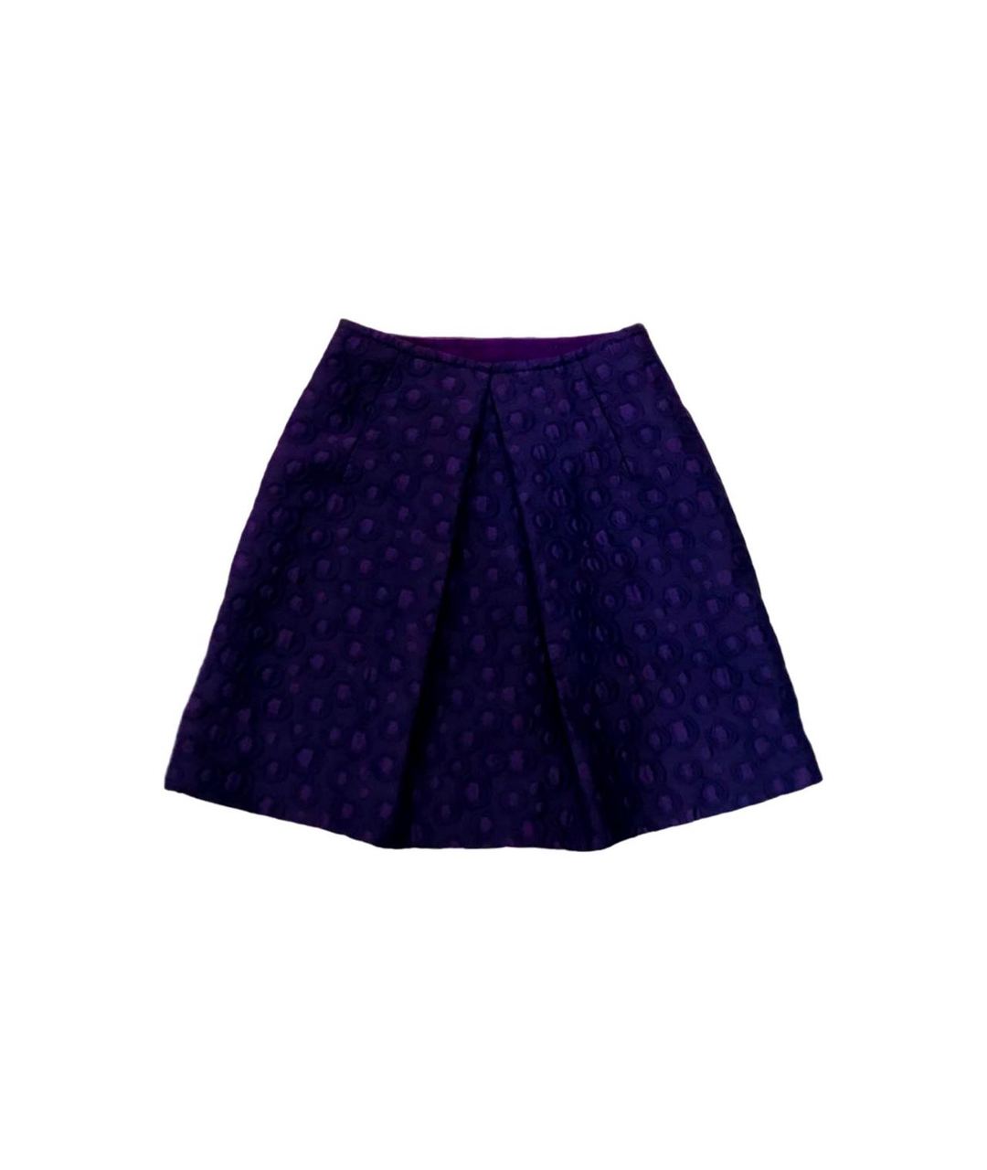 MOSCHINO Фиолетовая вискозная юбка мини, фото 6