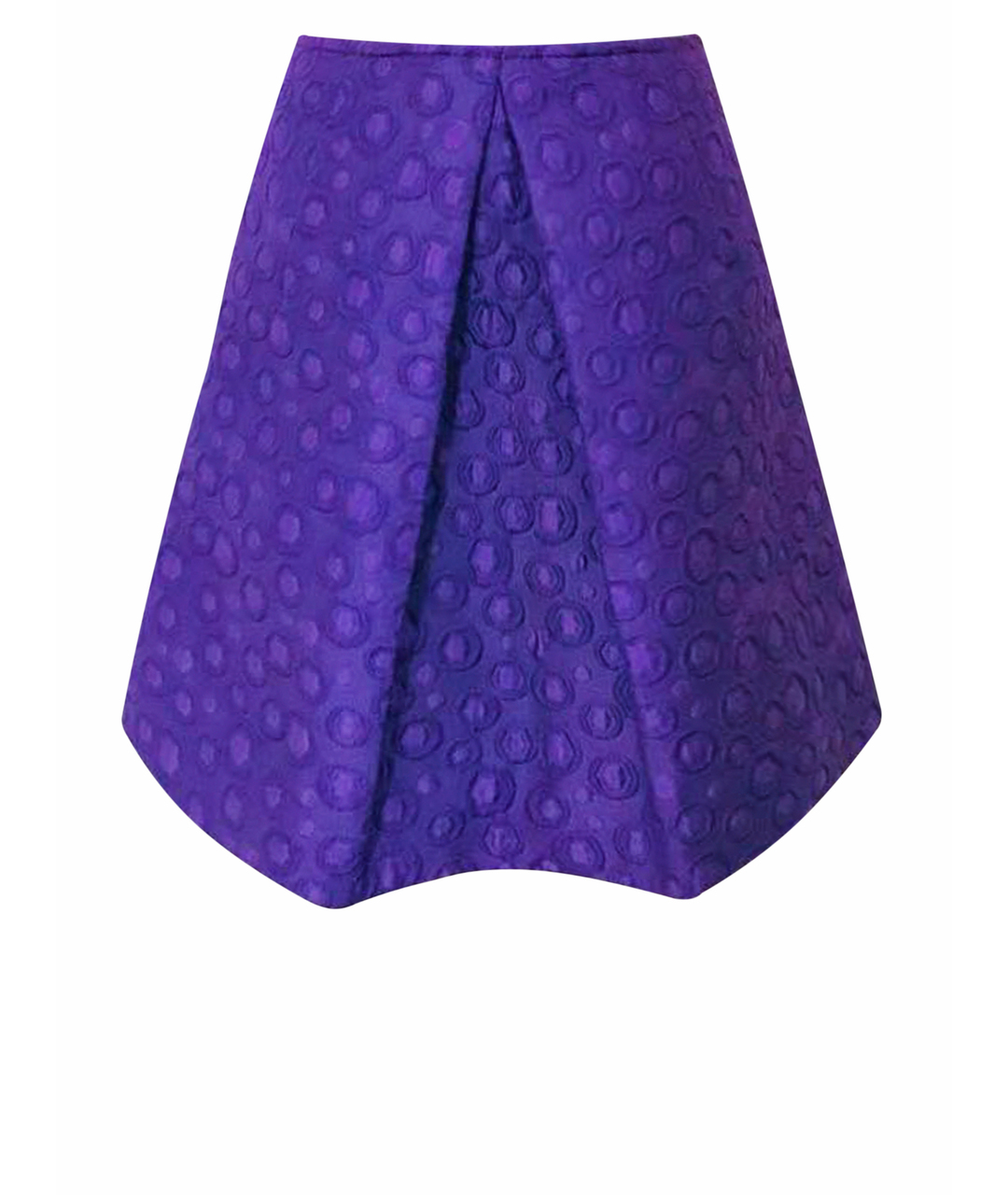 MOSCHINO Фиолетовая вискозная юбка мини, фото 1