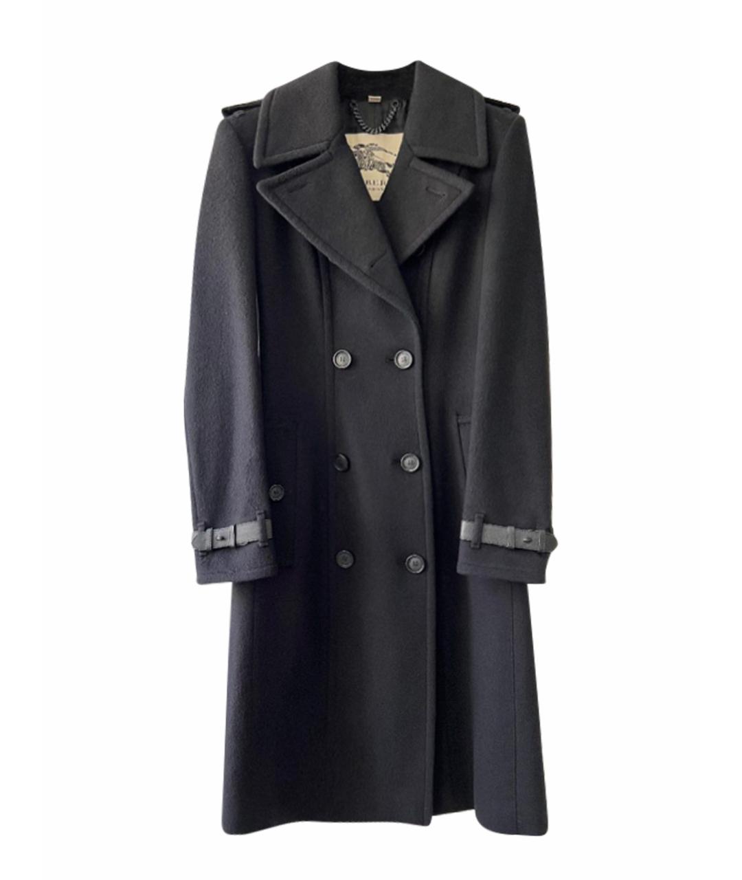 BURBERRY Черное пальто, фото 1