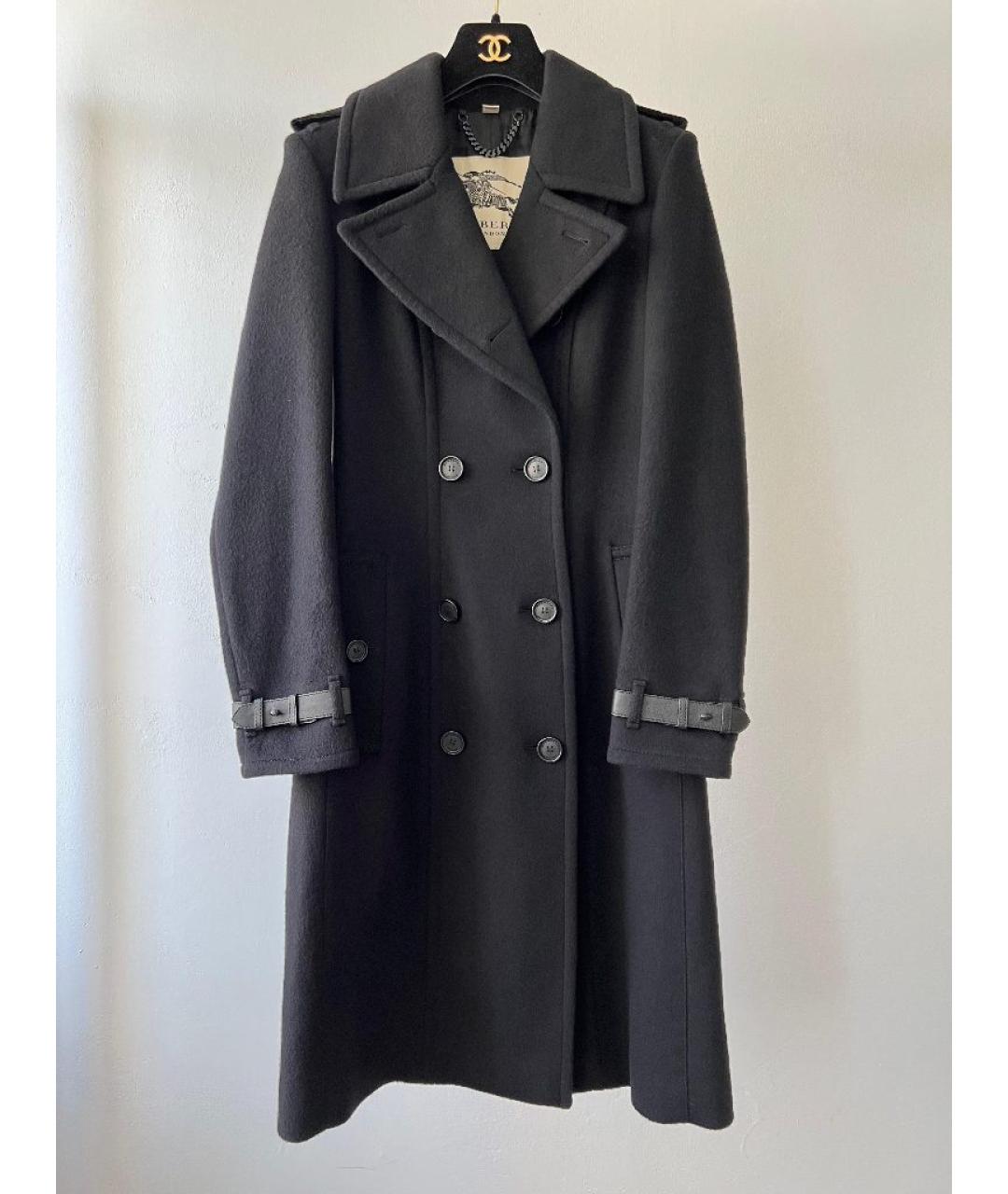 BURBERRY Черное пальто, фото 8