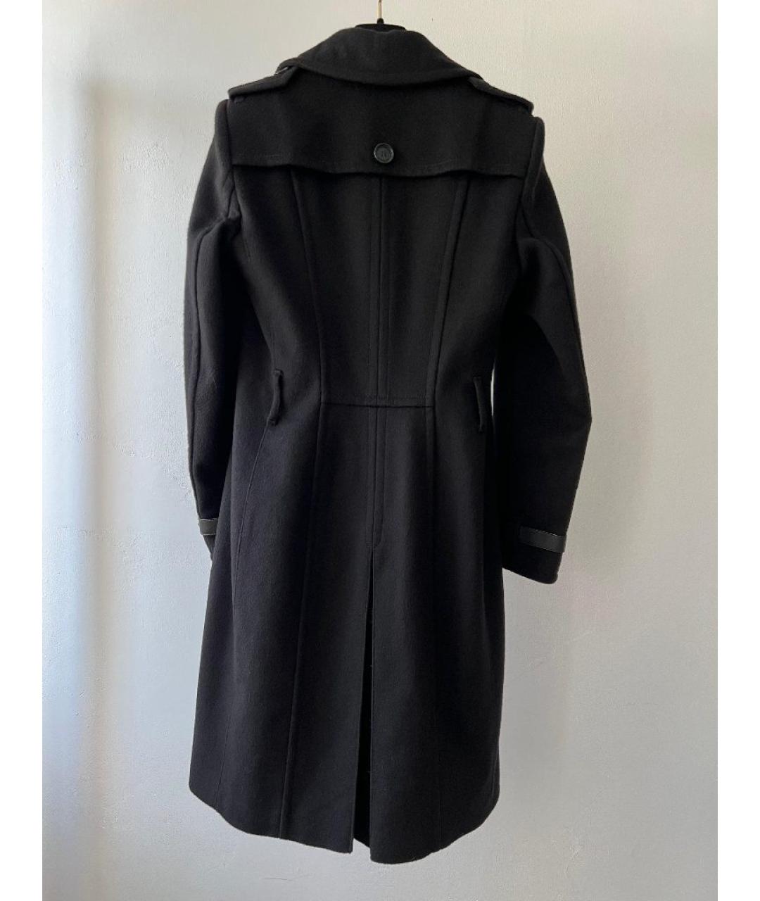 BURBERRY Черное пальто, фото 2