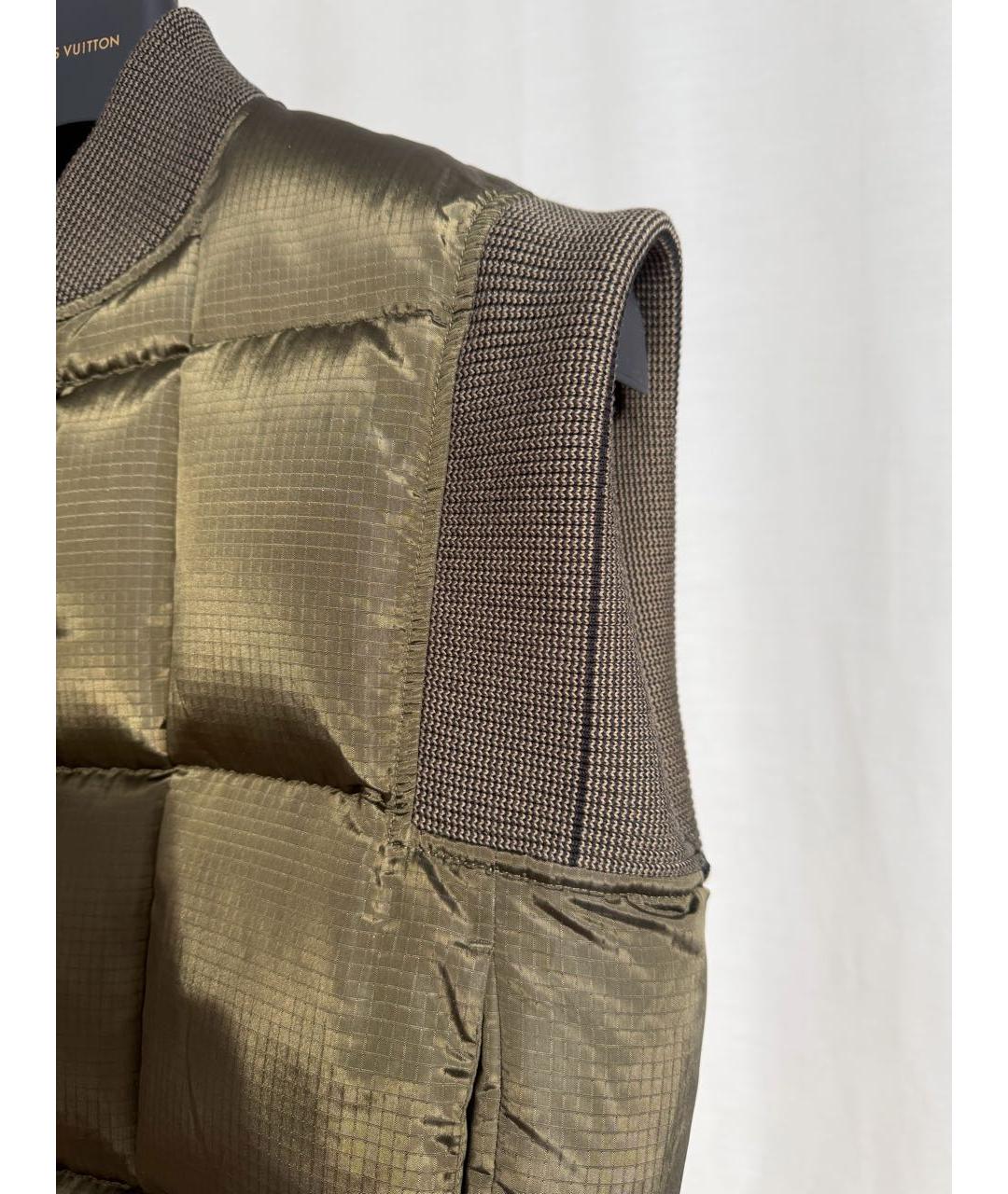LOUIS VUITTON Хаки жилет, фото 4