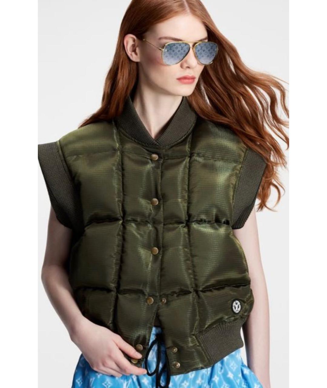 LOUIS VUITTON Хаки жилет, фото 8