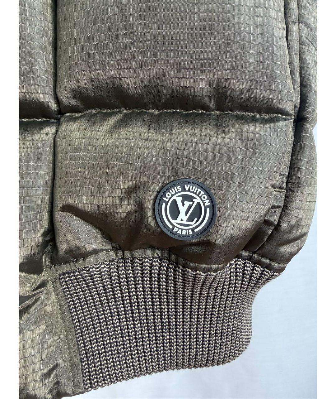 LOUIS VUITTON Хаки жилет, фото 5