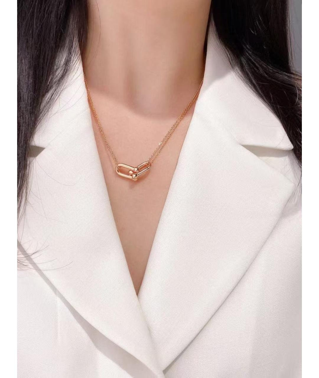 TIFFANY&CO Золотая подвеска из розового золота, фото 5