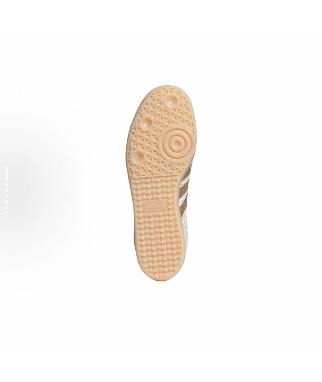 ADIDAS Бежевые замшевые кроссовки, фото 6