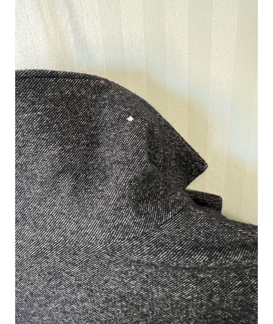 FABIANA FILIPPI Антрацитовый шерстяной жакет/пиджак, фото 7