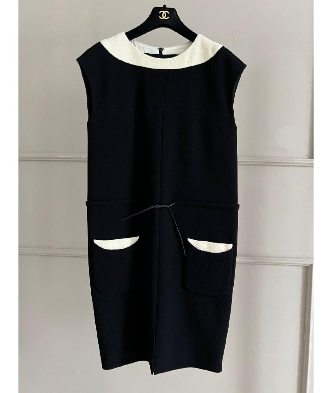CHANEL Черное повседневное платье, фото 9