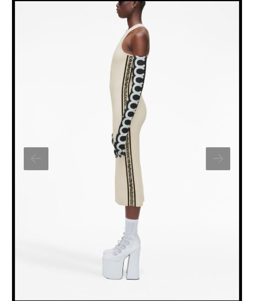 MARC JACOBS Белое хлопковое повседневное платье, фото 7