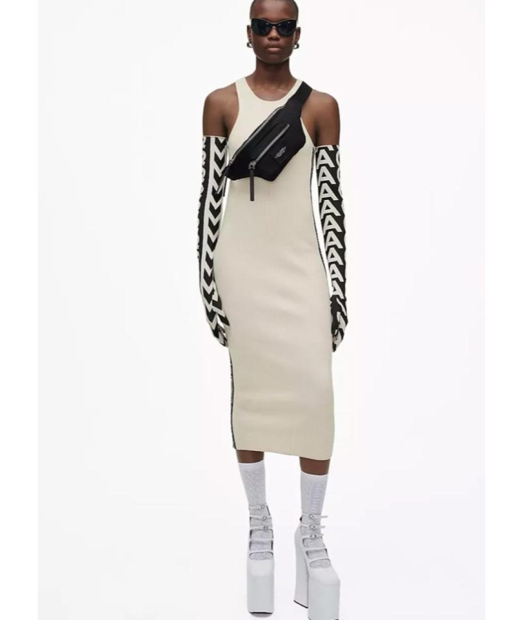 MARC JACOBS Белое хлопковое повседневное платье, фото 6