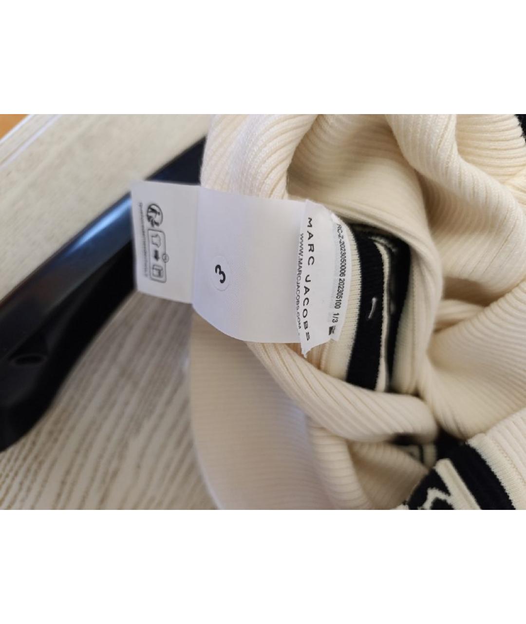 MARC JACOBS Белое хлопковое повседневное платье, фото 4