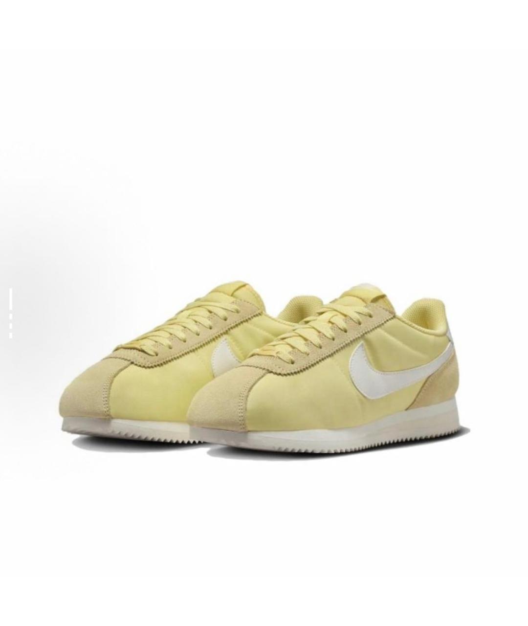 NIKE Желтые текстильные кроссовки, фото 2